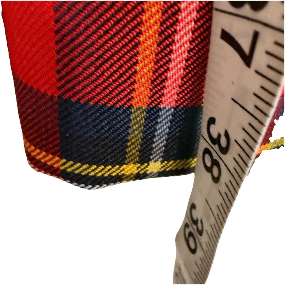 J Crew Tiered Tartan Maxi Skirt Sz Large Wool Blend Holiday Plaid H2488 - Picture 6 of 10